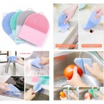 Logo Branded 2 In 1 Silicone Dish Scrubber