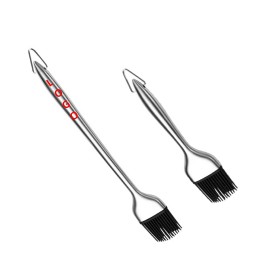 Silicone Pastry Brush With Stainless Steel Handle Custom Imprinted