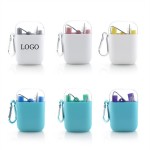 Custom Imprinted Silicone Travel Straws with Case