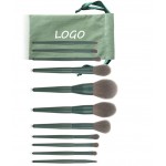 Custom Printed 11 Pieces Makeup Brush Set Kit With Bag