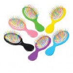 Custom Imprinted 5 1/2" Rainbow Hairbrush
