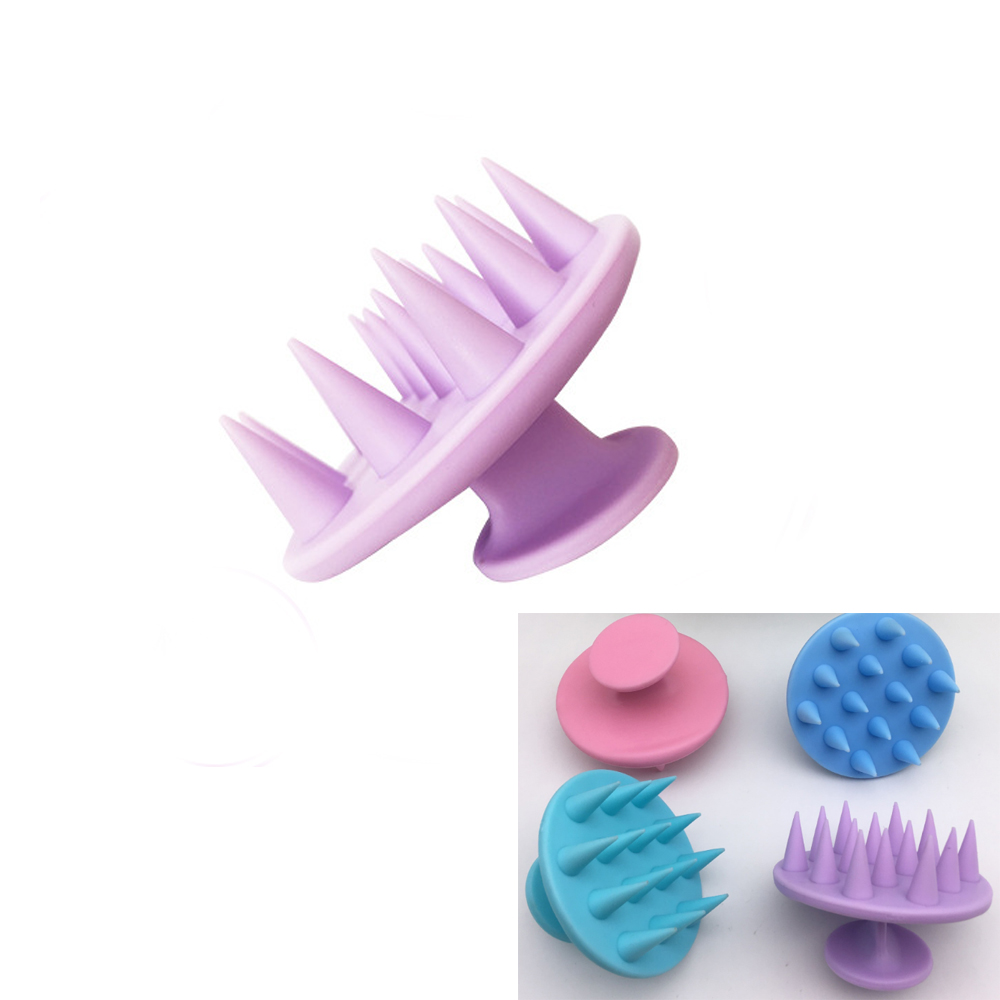 Custom Imprinted Silicone Scalp Massager Shampoo Brush