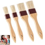 Logo Branded 4 Pieces Pastry Brushes Set