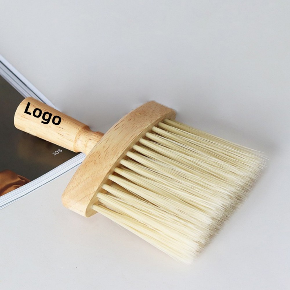 Logo Branded Multi-Purpose Wooden Cleaning Brush, Keyboard Cleaning Brush