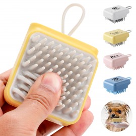 Custom Imprinted Pet Massaging Shampoo Brush
