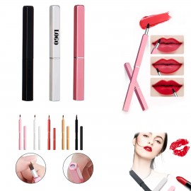 Logo Branded Lip Brush Applicators/Retractable Lipstick Brushes