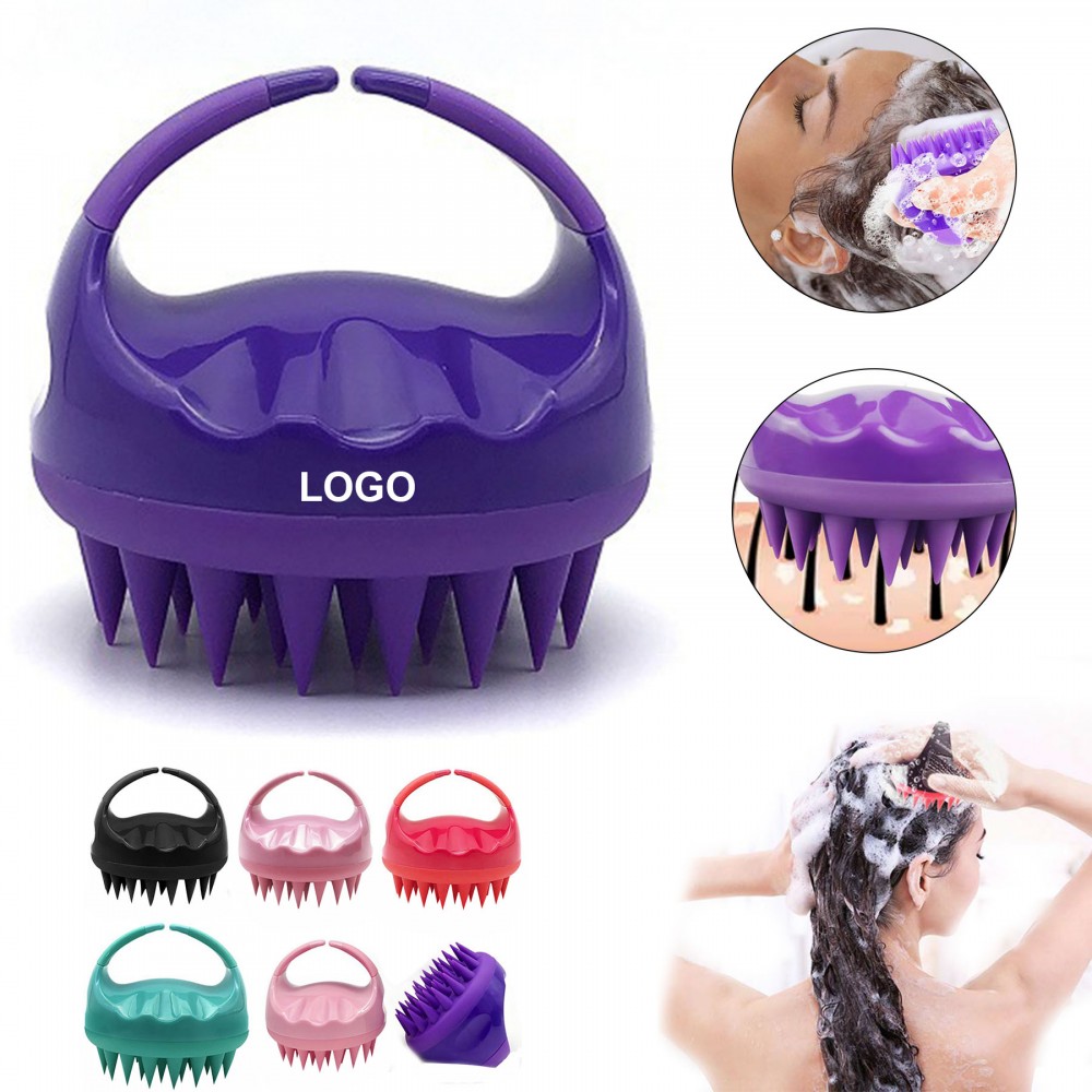 Custom Imprinted Scalp Massager Shampoo Brush Custom Imprinted Scalp Massager Shampoo Brush