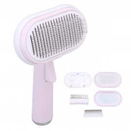 5 in 1 Pet Self-cleaning Grooming Brush Logo Branded