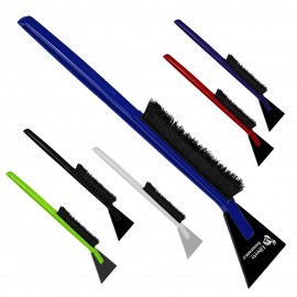 2-in-1 Snow Brush Ice Scraper Combo Logo Branded
