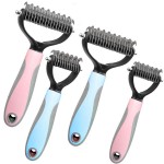 Logo Branded Pet Grooming Brush Hair Removal