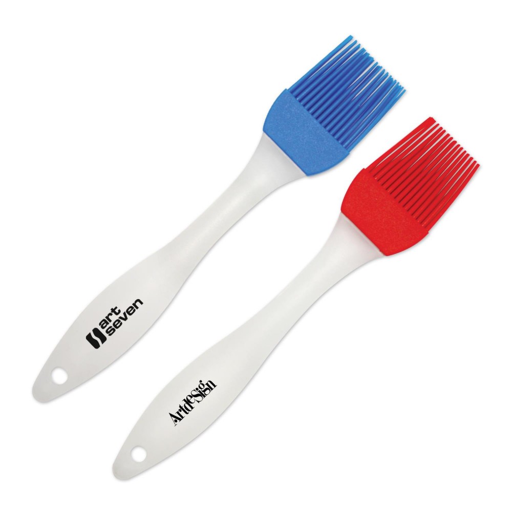 Blue Silicone Basting Brush Custom Imprinted