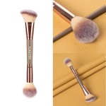 Custom Imprinted Dual Ended Makeup Brush Concealer & Highlighter Brush for Professional Makeup Application