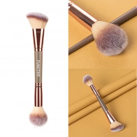 Custom Imprinted Dual Ended Makeup Brush Concealer & Highlighter Brush for Professional Makeup Application