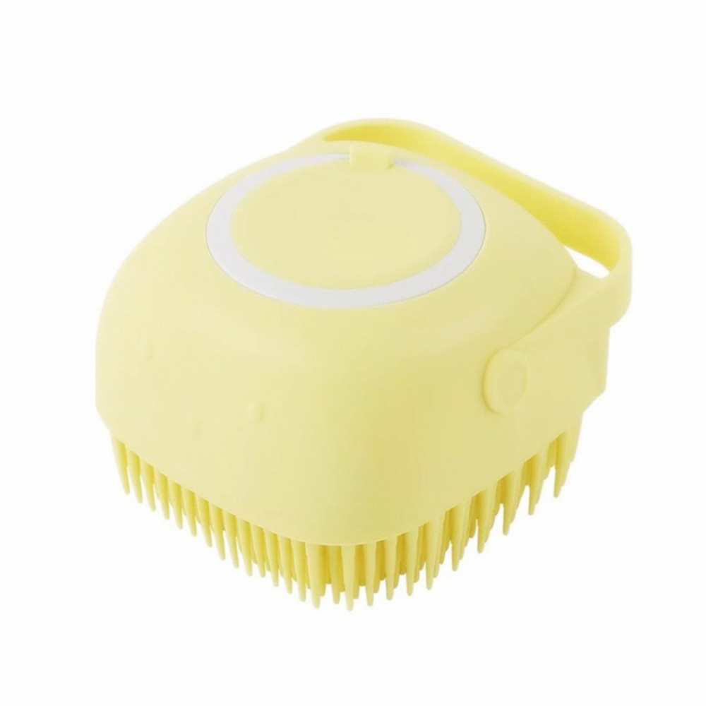 Silicone Scrubber for Shower with Soap Dispenser Logo Branded