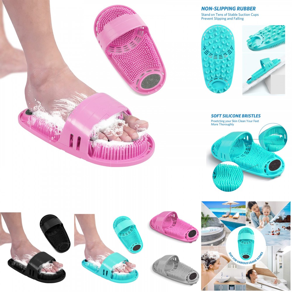 Custom Imprinted Silicone Foot Cleaning Brush