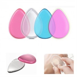 Logo Branded Drop Shape Silicone Puff  Logo Branded Drop Shape Silicone Puff