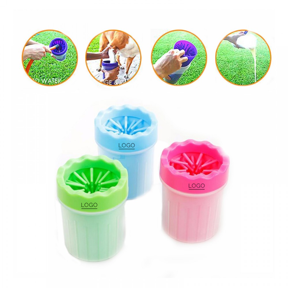 Logo Branded Portable Pet Paw Cleaner