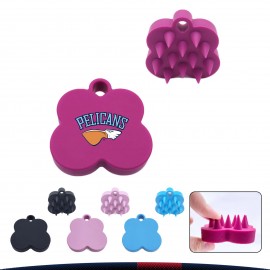 Custom Printed Butterfly Scalp Massager Brush  Custom Printed Butterfly Scalp Massager Brush