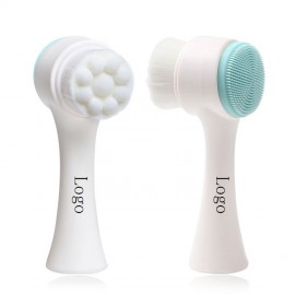 Double Sided Face Brush Logo Branded