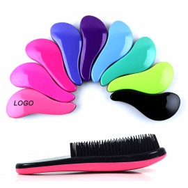 Custom Printed Detangling Hair Comb/Antistatic plastic comb