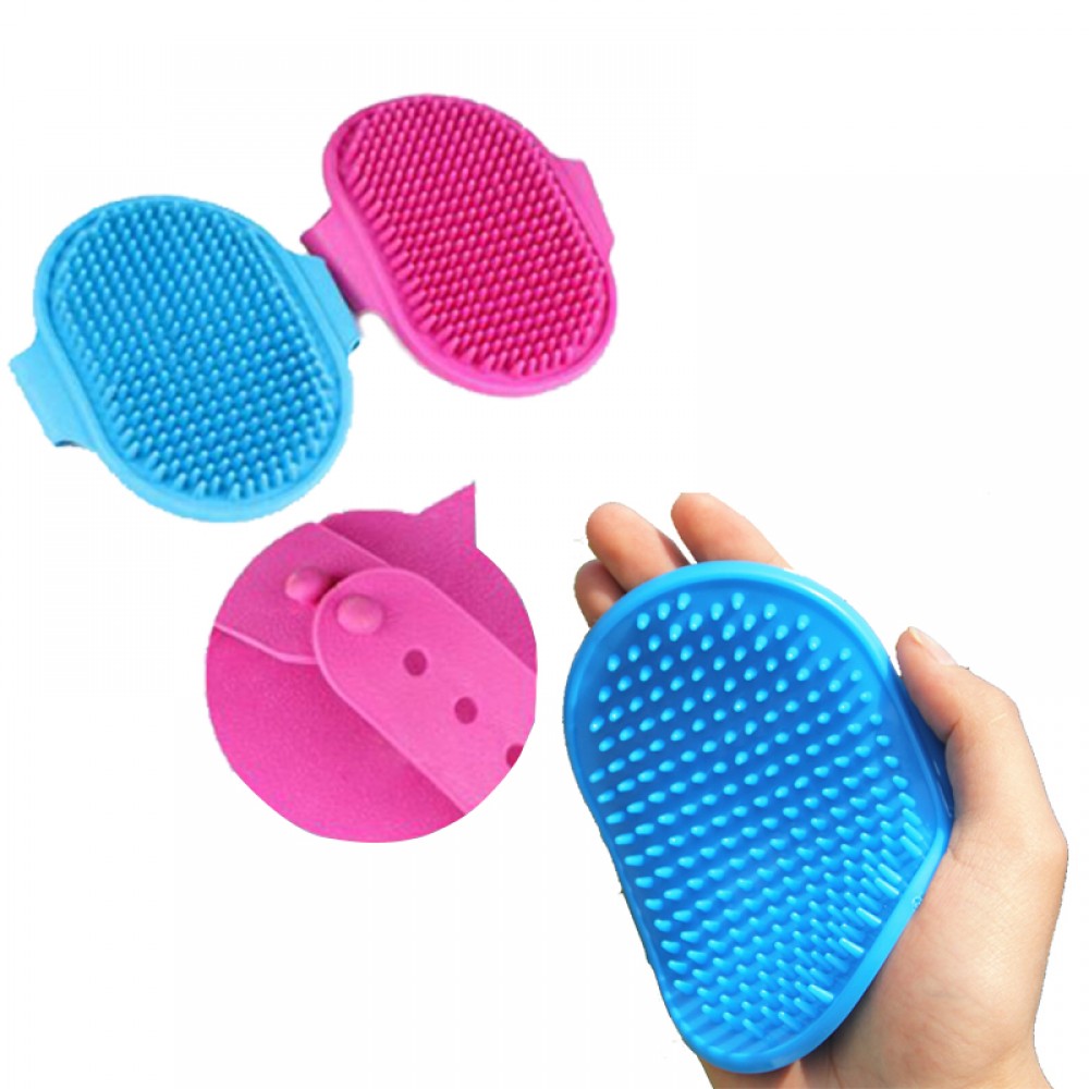 Dog & Cat Ruber Grooming Massage Brush Custom Imprinted Dog & Cat Ruber Grooming Massage Brush Custom Imprinted