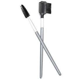 Custom Imprinted Brow and Lash Brush Duo Set