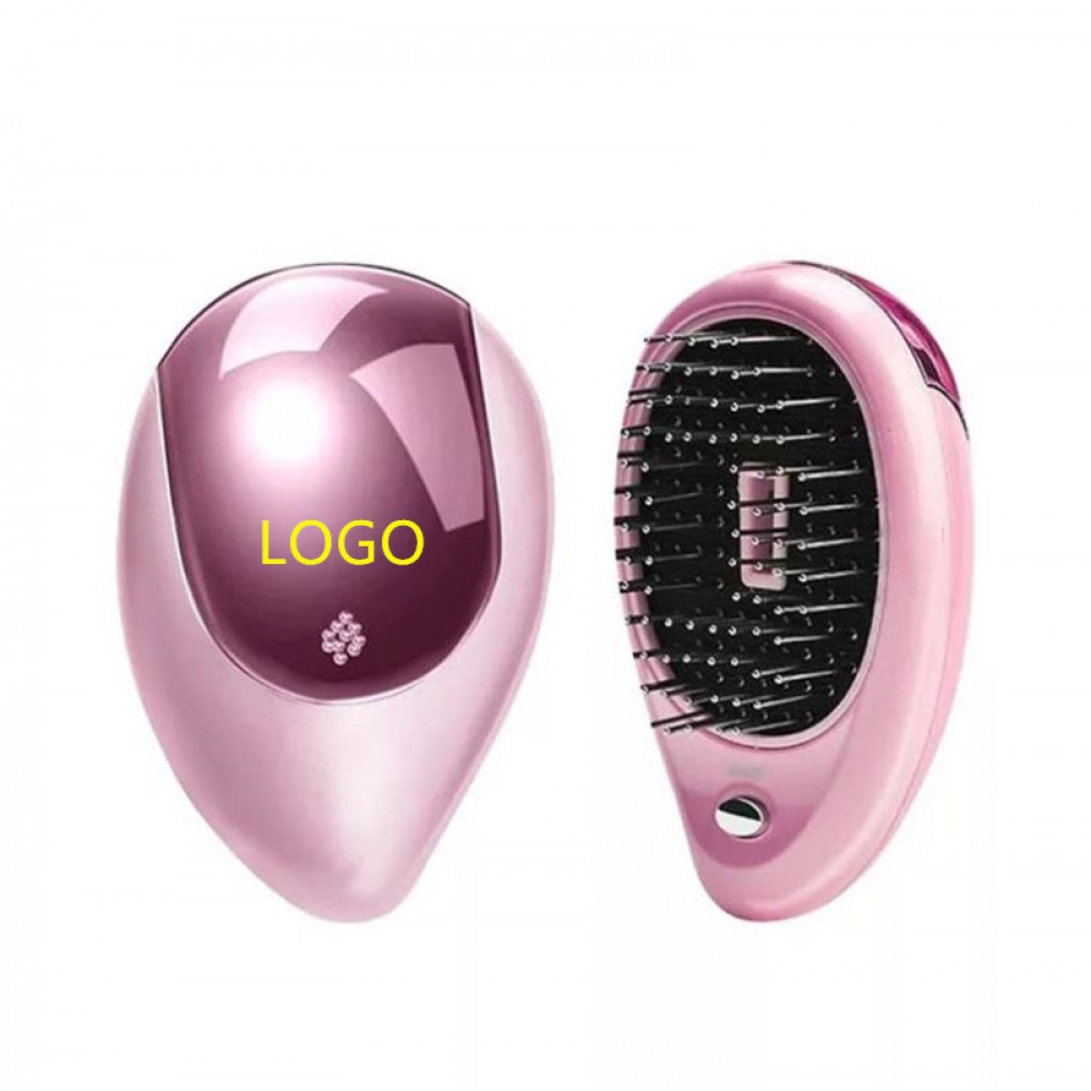 Custom Electric Ionic Hairbrush Logo Branded Custom Electric Ionic Hairbrush Logo Branded