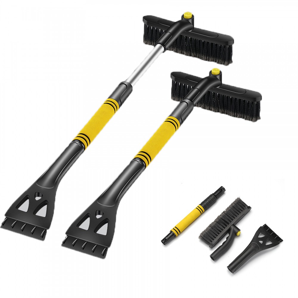 Logo Branded 26¡ Foam Grip detachble Snow Brush and Ice Scraper Logo Branded 26¡ Foam Grip detachble Snow Brush and Ice Scraper