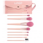 Custom Imprinted 12 Pieces Makeup Brush Set Kit With Bag