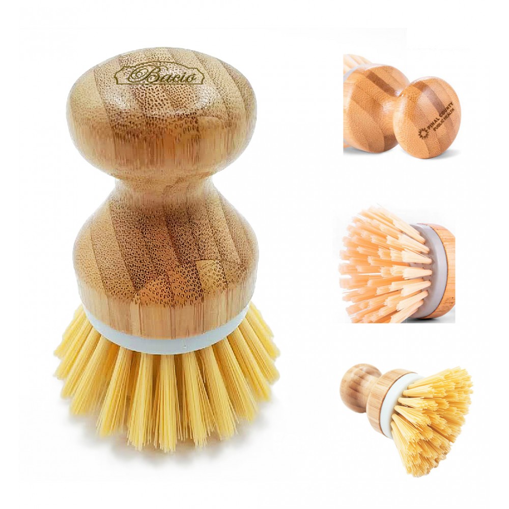 Natural Scrubber For Dishes Logo Branded