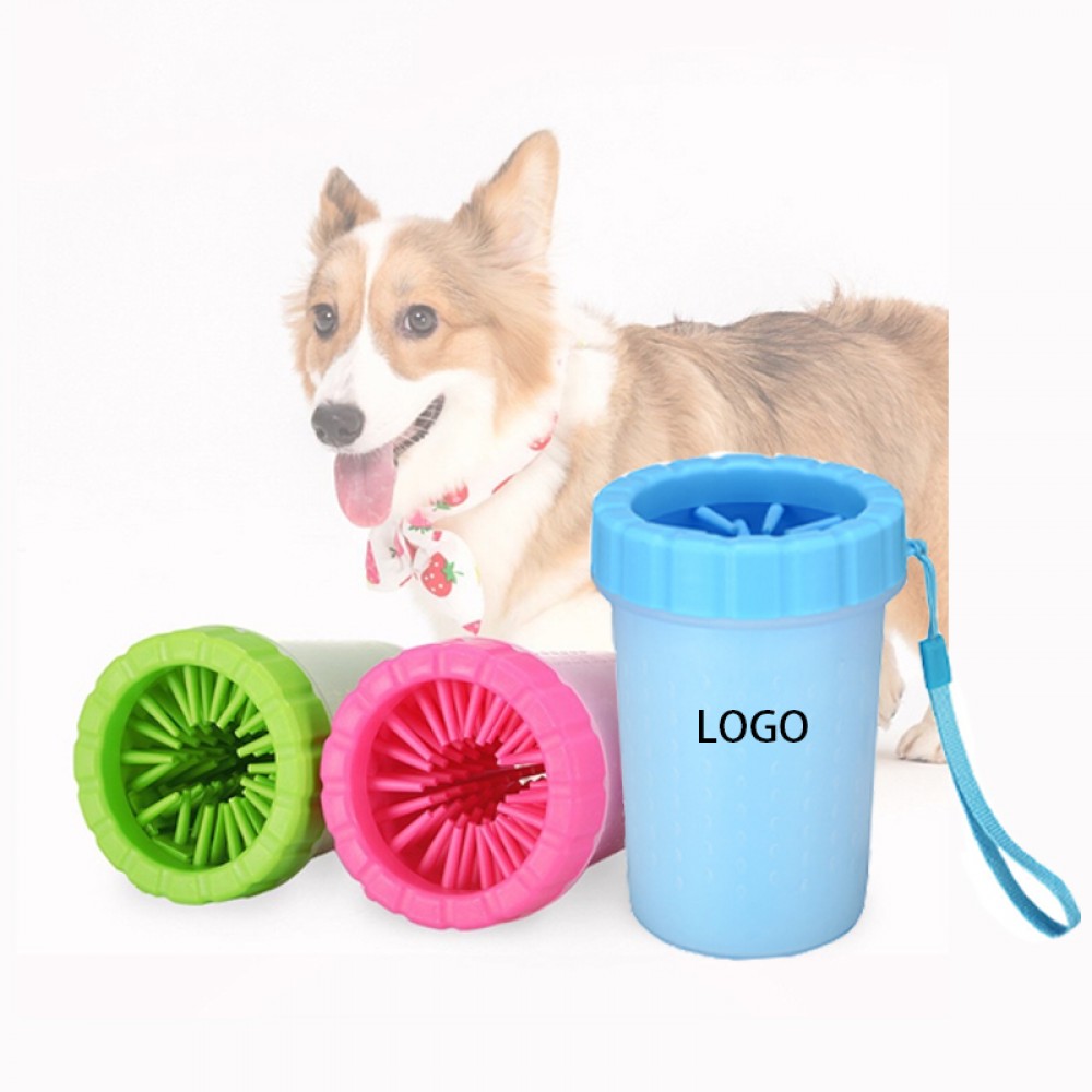 Logo Branded Silicone Pet Paw Washing Cup Logo Branded Silicone Pet Paw Washing Cup