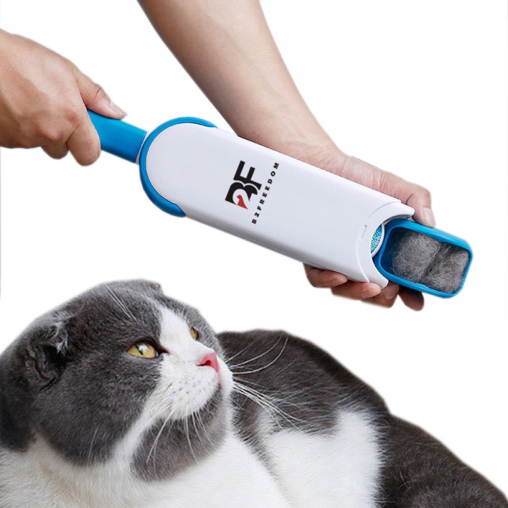 Custom Printed Pets Hair Brush With Collector Custom Printed Pets Hair Brush With Collector