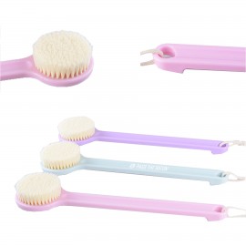 Custom Printed Bath Rubbing Brush With Long Handle  Custom Printed Bath Rubbing Brush With Long Handle