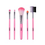 Custom Imprinted Economic 5 Pieces Cosmetic Make Up Brush Set