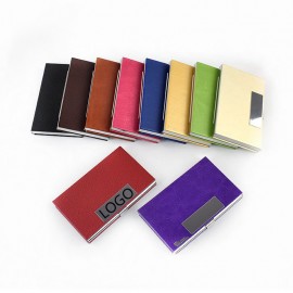 Stainless Business Card case Logo Branded