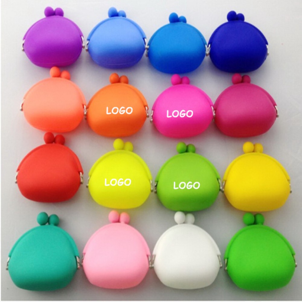 Custom Imprinted Silicone Purse Custom Imprinted Silicone Purse