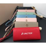 Womens Wallet Zip Card Holder Large PU Leather Phone Wristlet With RFID Blocking Logo Branded