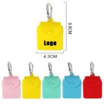 Custom Printed Multifunction Silicone Travel Flip Case With Carabiner