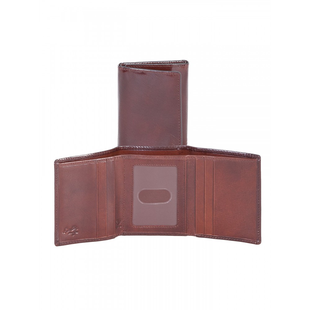 Italian Leather Tri-Fold Wallet w/ RFID Theft Protection Custom Printed Italian Leather Tri-Fold Wallet w/ RFID Theft Protection Custom Printed