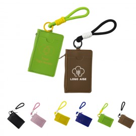 Logo Branded Detachable Lanyard Cards Holder with ID Window