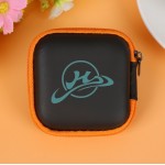 Logo Branded Portable Square Earphone Carrying Case