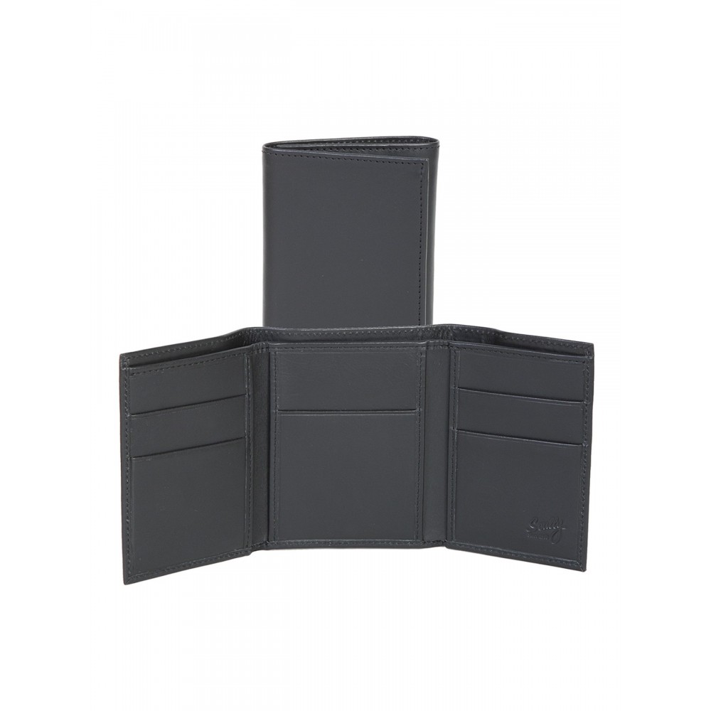 Harness Leather Compact Threefold Wallet Custom Imprinted Harness Leather Compact Threefold Wallet Custom Imprinted