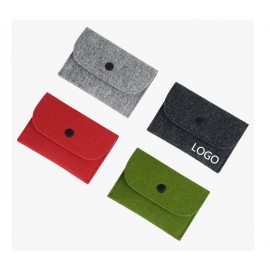 Felt Wallet Cardcase Logo Branded  Felt Wallet Cardcase Logo Branded