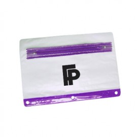 Custom Imprinted PVC Pencil Case Zippered Pouch Custom Imprinted PVC Pencil Case Zippered Pouch