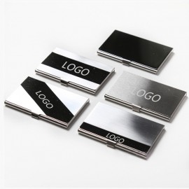 Stainless Business Card Holder Custom Printed