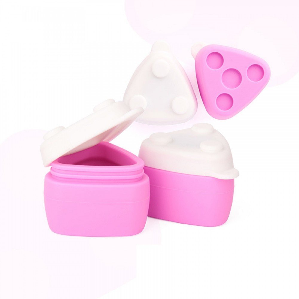 Custom Imprinted Multifunctional Silicone Cosmetic Container