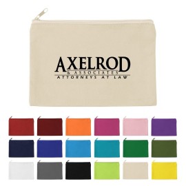 Custom Printed Travel Canvas Cosmetic Bag