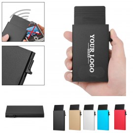 Logo Branded Minimalist Pop up Card Holder  Logo Branded Minimalist Pop up Card Holder
