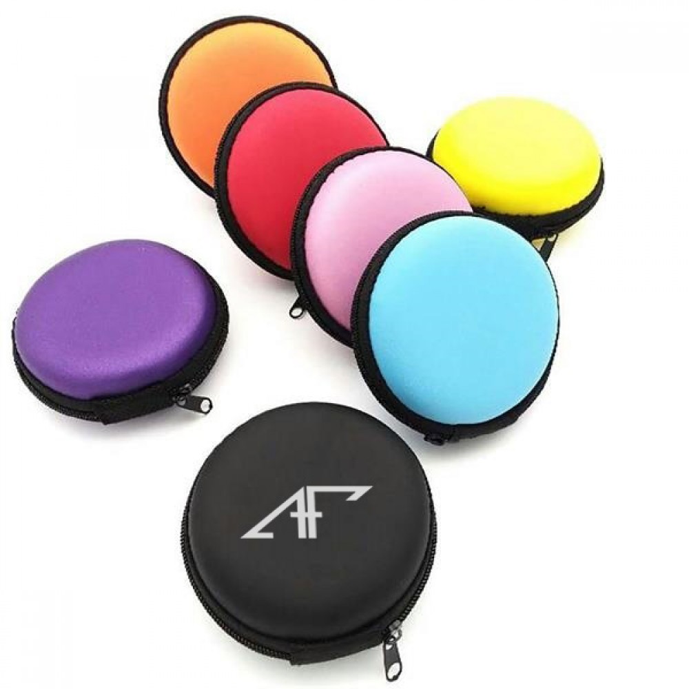 Earphone Cable Pocket Storage Case Logo Branded Earphone Cable Pocket Storage Case Logo Branded