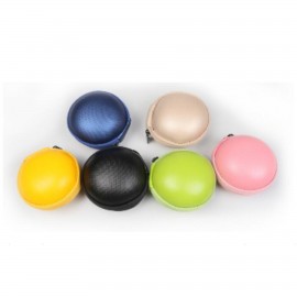 Logo Branded Hard Shell EVA Round Earphone Case  Logo Branded Hard Shell EVA Round Earphone Case